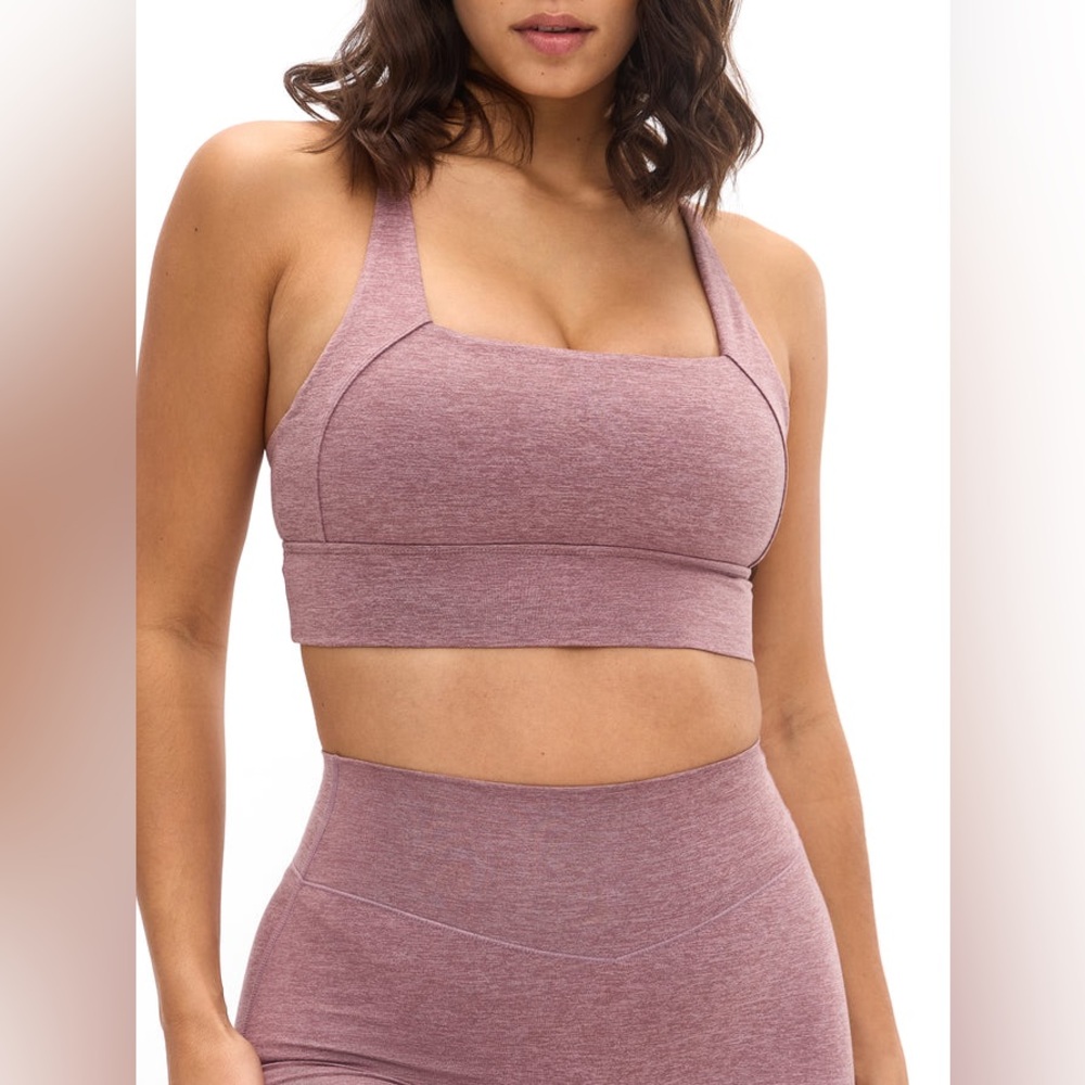 Buffbunny- Dream Heather Square Neck Sports Bra